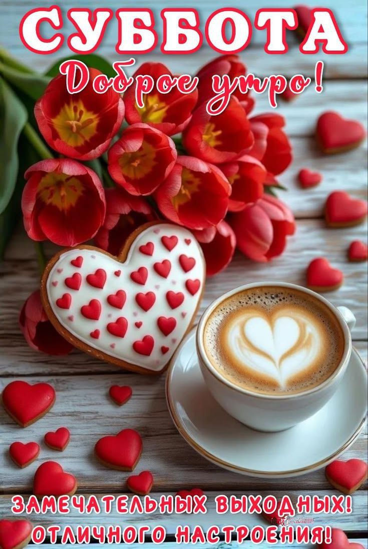 СУББОТА Доброе утро! ЗАМЕЧАТЕЛЬНЫХ ВЫХОДНЫХ! ОТЛИЧНОГО НАСТРОЕНИЯ!