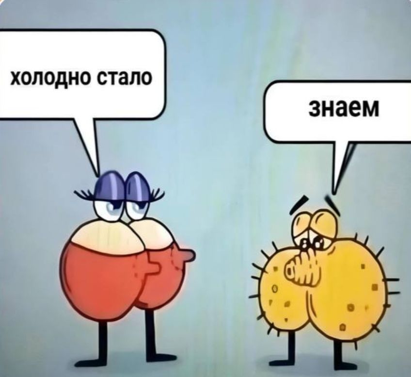холодно стало
знаем