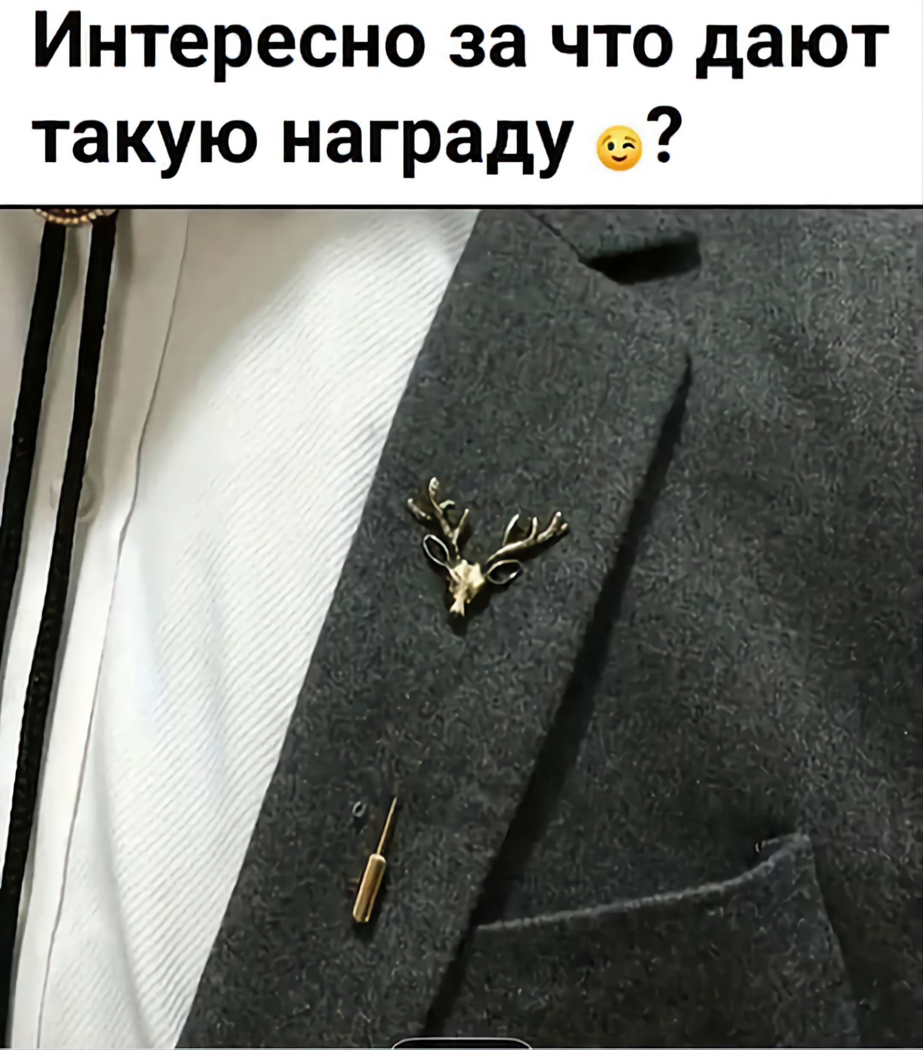 Интересно за что дают такую награду 😉?