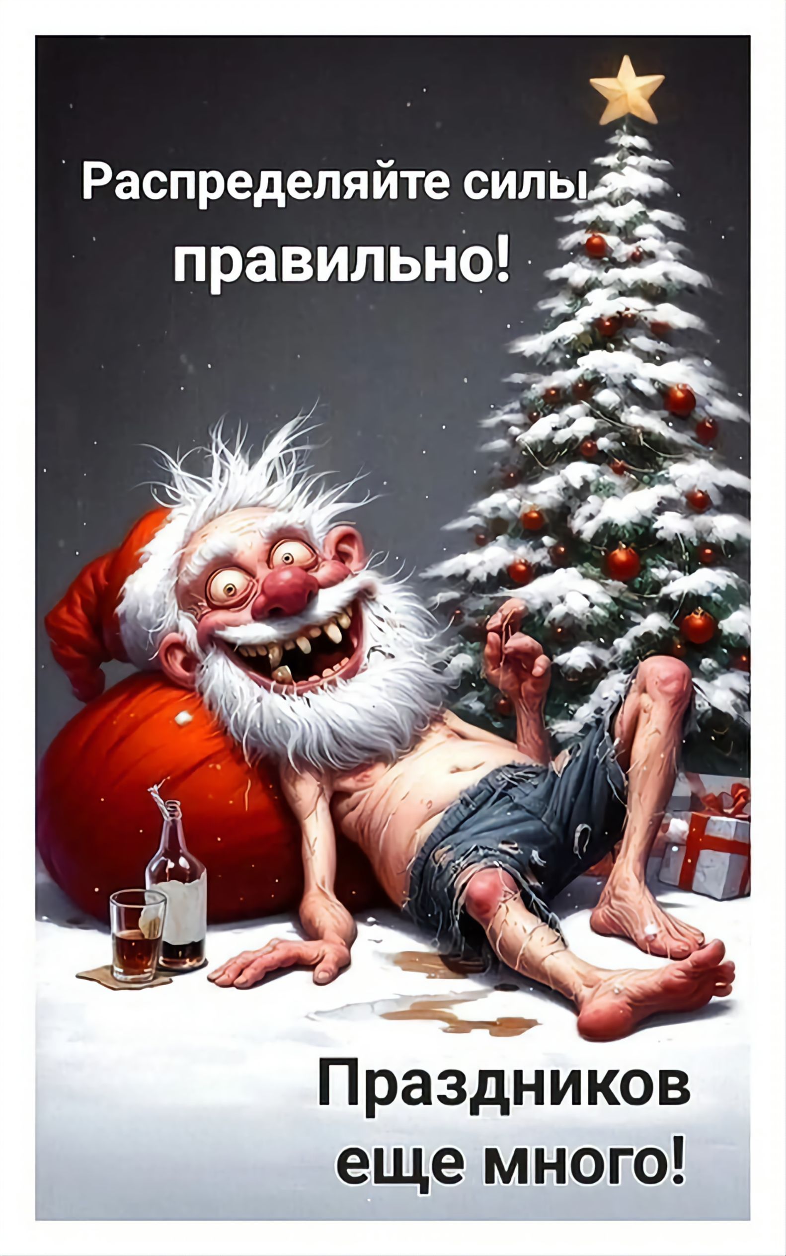 Распределяйте силы правильно! Праздников еще много!