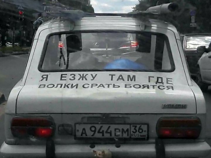 Я Езжу ТАМ ГДЕ волки СРАть Боятся