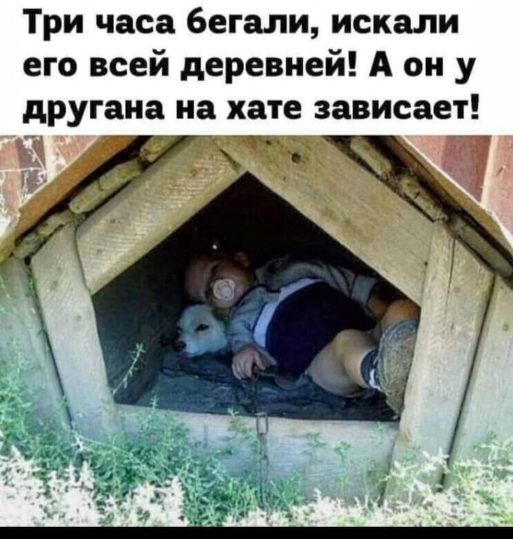Три часа бегали, искали его всей деревней! А он у друга на хате зависает!