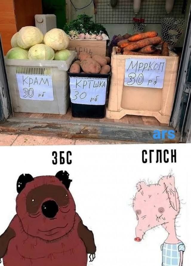 КРАМ 300 рг; КРЫШКА 30 р; МОРКОВЬ 30 р