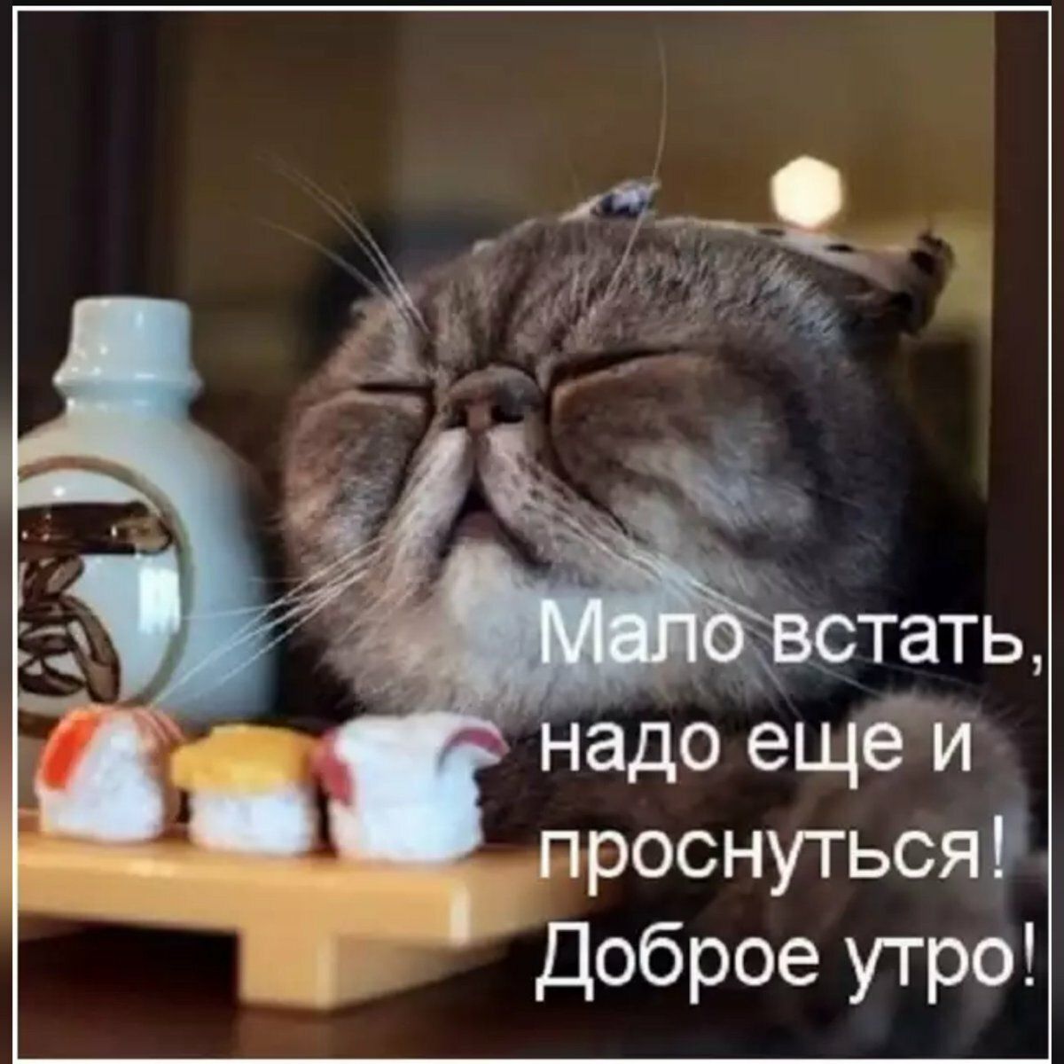 надо ещеи п рос нуться _ Доброе утро