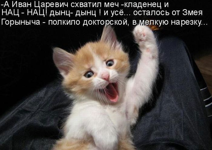 А Иван аРевич схватил меч леденец и д НАЦг НА Горыныча попкипо докто кой в н ынц дынц и усе остапось от змея пкую нарезку