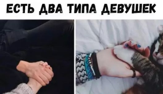 ЕСТЬ ДВА ТИПА ДЕВУШЕК