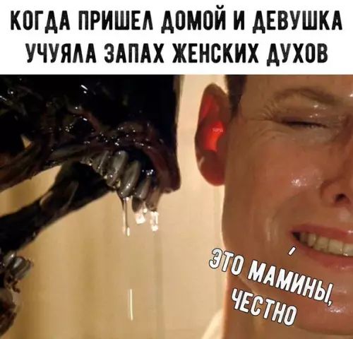 КОГДА ПРИШЕЛ ДОМОЙ И ДЕВУШКА УЧУЯЛА ЗАПАХ ЖЕНСКИХ ДУХОВ