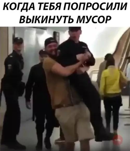 КОГДА ТЕБЯ ПОПРОСИЛИ ВЫКИНУТЬ МУСОР