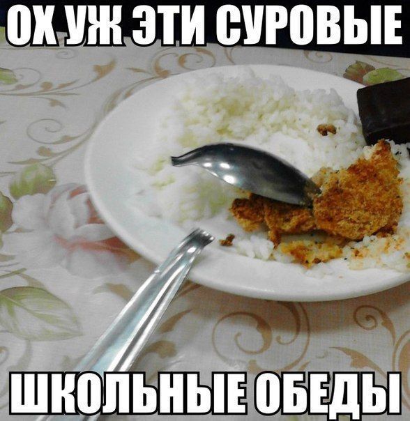 ОХ УЖ ЭТИ СУРОВЫЕ ШКОЛЬНЫЕ ОБЕДЫ