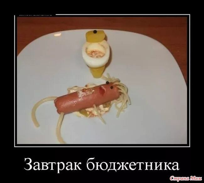 Завтрак бюджетника