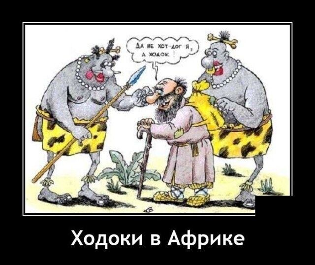 Ходоки в Африке
ДА НЕ ХОДЛОГ, А ЖАДОК!