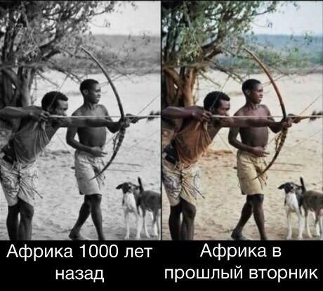 Африка 1000 лет назад
Африка в прошлый вторник