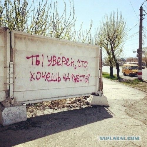 Ты уверен, что хочешь на работу?