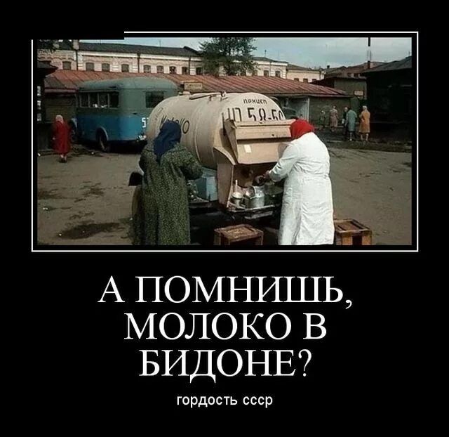 А ПОМНИШЬ, МОЛОКО В БИДОНЕ? гордость СССР