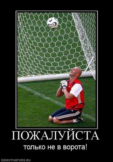 ПОЖАЛУЙСТА только не в ворота!