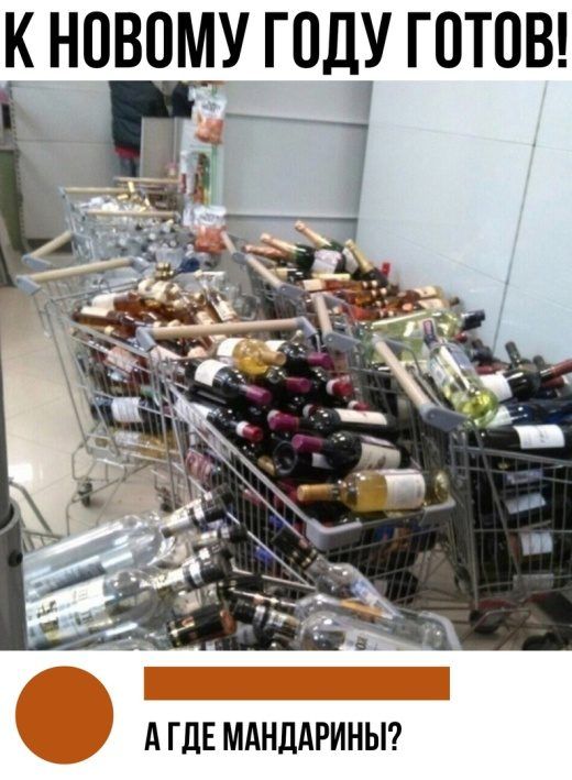К НОВОМУ ГОДУ ГОТОВ!
АГДЕ МАНДАРИНЫ?