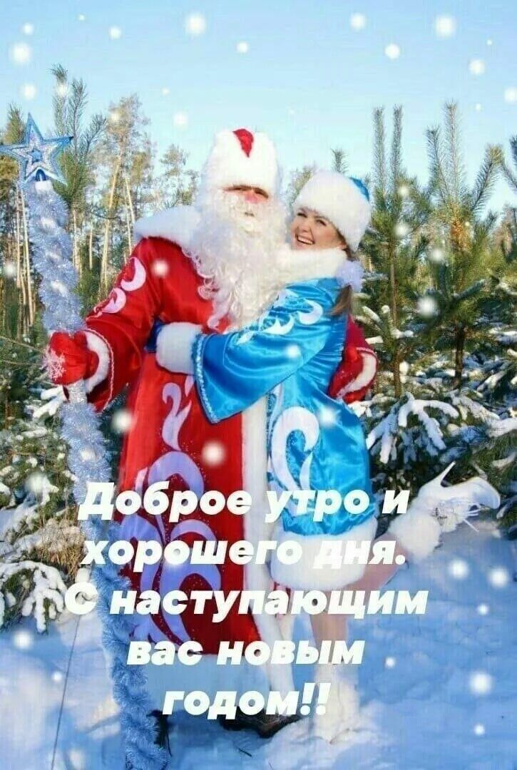 Доброе утро и хорошего дня. с наступающим вас новым годом!!