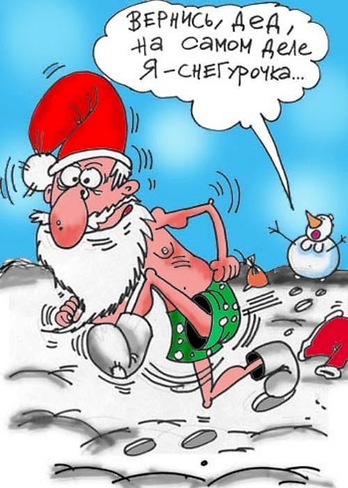Вернись, дед, на самом деле я - снегурочка...