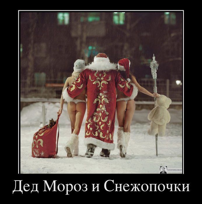 Дед Мороз и Снежпочки