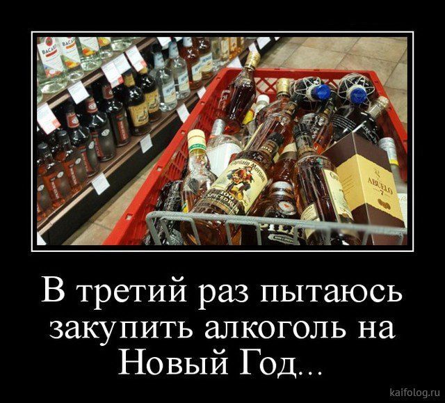 В третий раз пытаюсь закупить алкоголь на Новый Год...