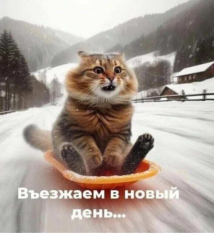 Выезжаем в новый день...