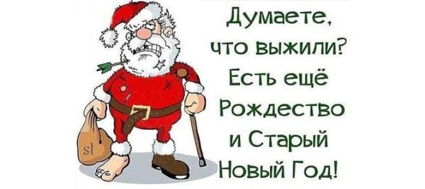 Думаете, что выжили? Есть ещё Рождество и Старый Новый Год!