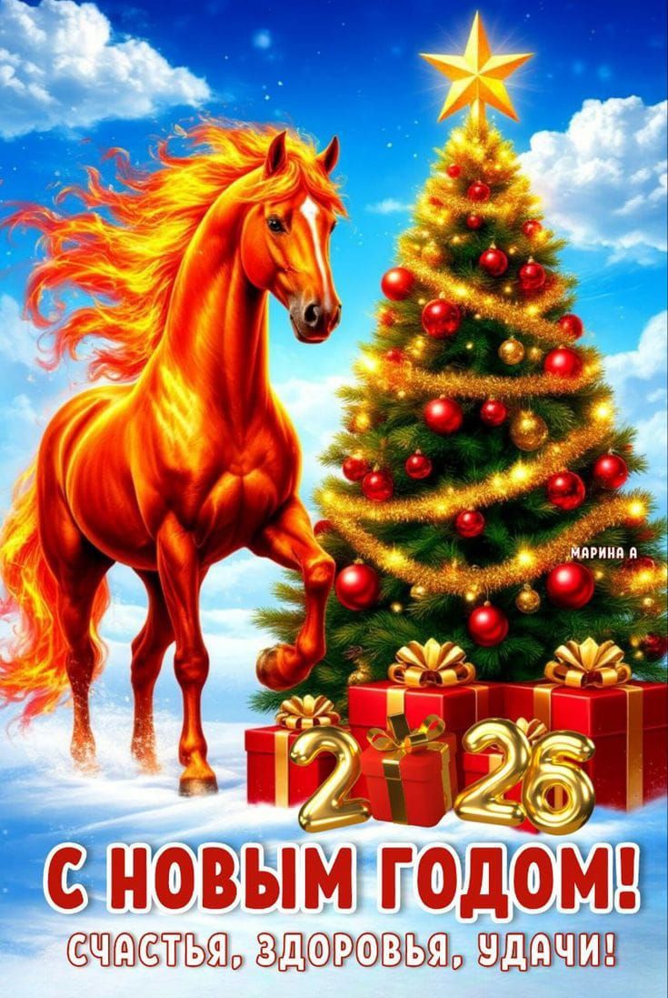 12 26
С НОВЫМ ГОДОМ!
СЧАСТЬЯ, ЗДОРОВЬЬЕ, УДАЧИ!