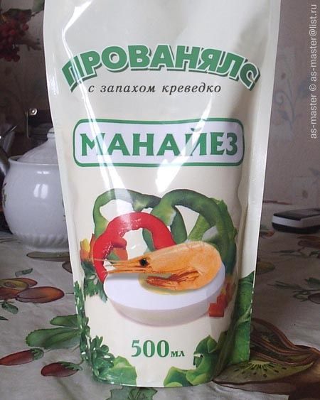 ПРОВАНЯЛС с запахом креведко МАНАЙЕЗ 500 мл