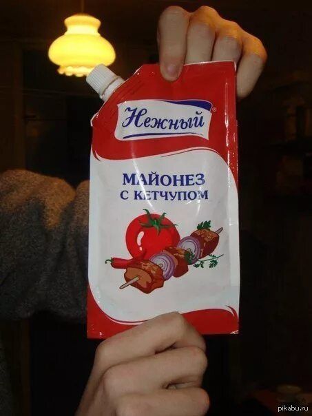 Нежный майонез с кетчупом