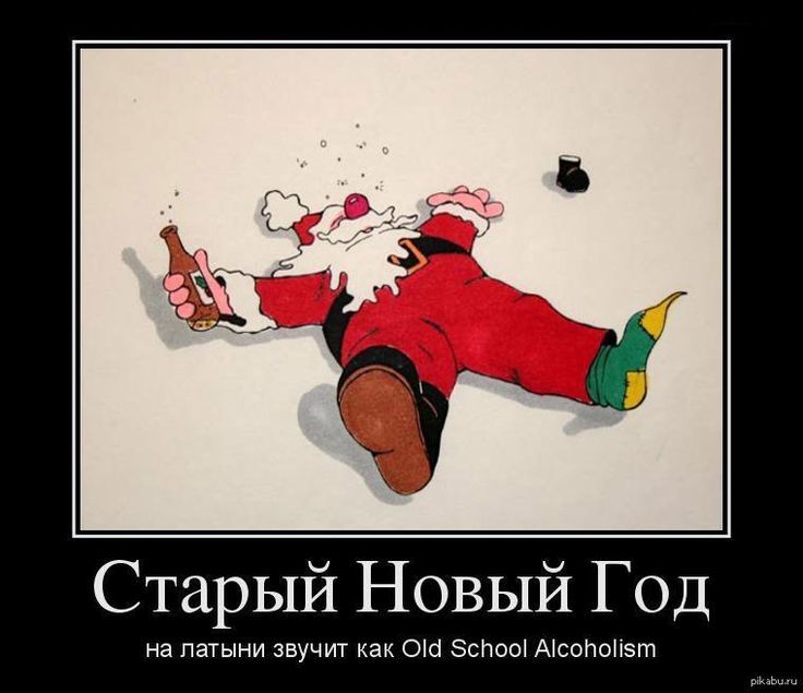 Старый Новый Год на латыни звучит как Old School Alcoholism