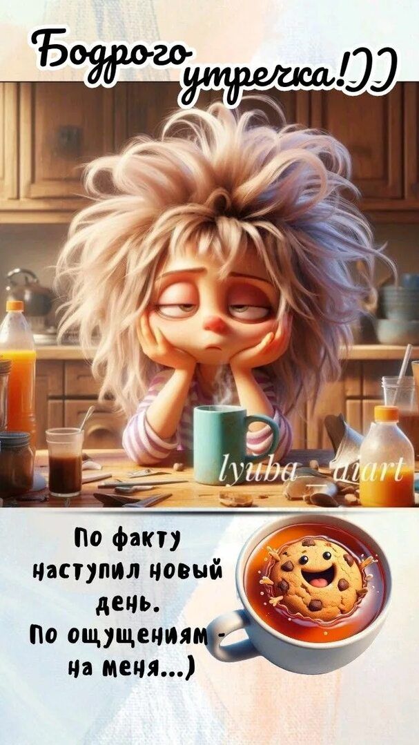 Бодрого утра! :) По факту наступил новый день. По ощущениям на меня...)