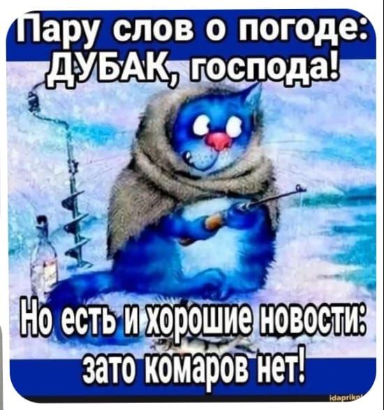 Пару слов о погоде: ДУБАК, господа! Но есть и хорошие новости зато комаров нет!