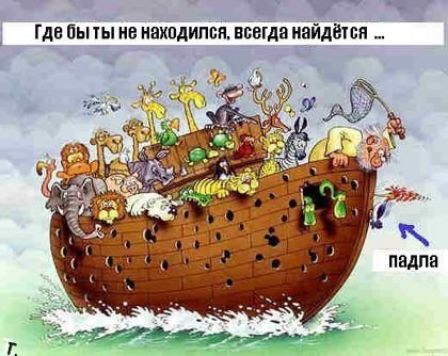 Где бы ты не находился, всегда найдётся ... падла