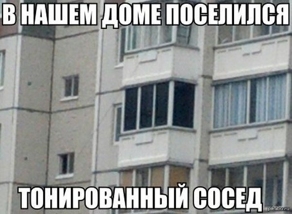 В НАШЕМ ДОМЕ ПОСЕЛИЛСЯ\nТОНИРОВАННЫЙ СОСЕД