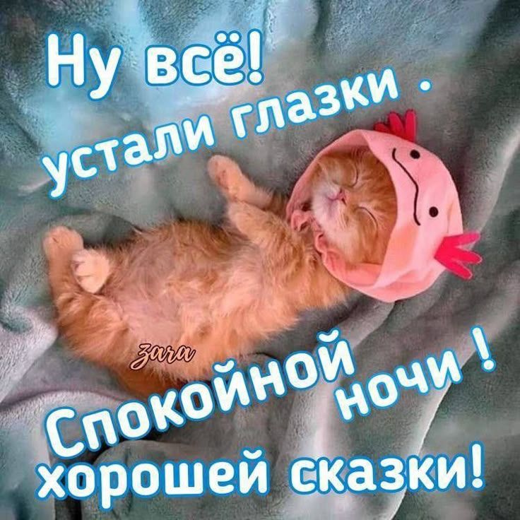 Ну всё! устали глазки. Спокойной ночи! хорошей сказки!