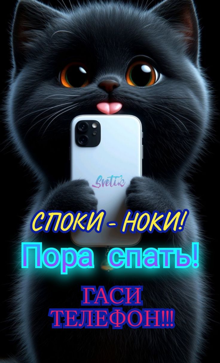 СПОКИ - НОКИ! Пора спать! ГАСИ ТЕЛЕФОН!!!