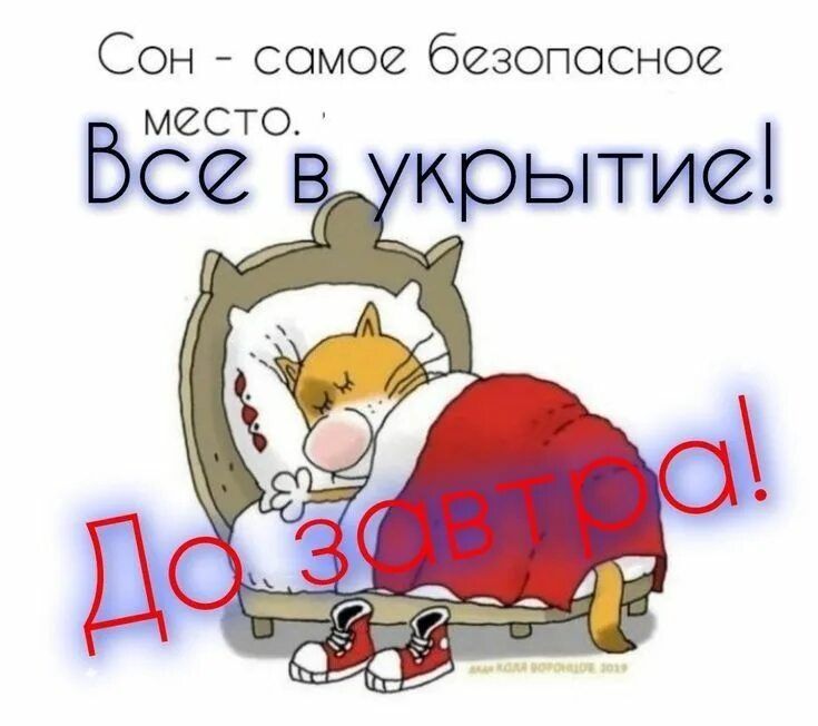 Сон - самое безопасное место. Все в укрытие! До звонка!