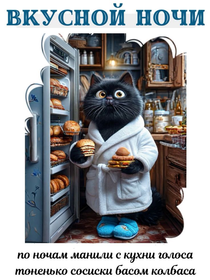 ВКУСНОЙ НОЧИ
по ночам манили с кухни голоса тоненько сосиски басом колбаса
