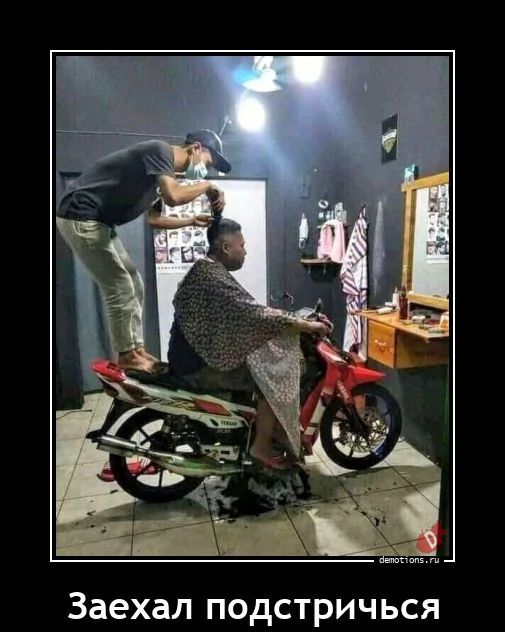 Заехал подстричься