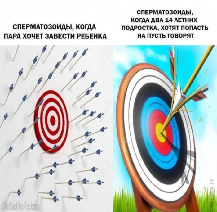 СПЕРМАТОЗОИДЫ, КОГДА ПАРА ХОЧЕТ ЗАВЕСТИ РЕБЕНКА
СПЕРМАТОЗОИДЫ, КОГДА ДВА 14 ЛЕТНИХ ПОДРОСТКА, ХОТЯТ ПОПАСТЬ НА ПУСТЬ ГОВОРЯТ