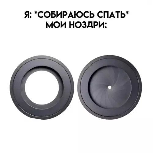 Я: *собираюсь спать* мои ноздри: