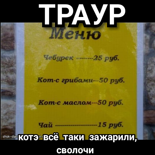 тикотэвсё таки зажарили сволочи