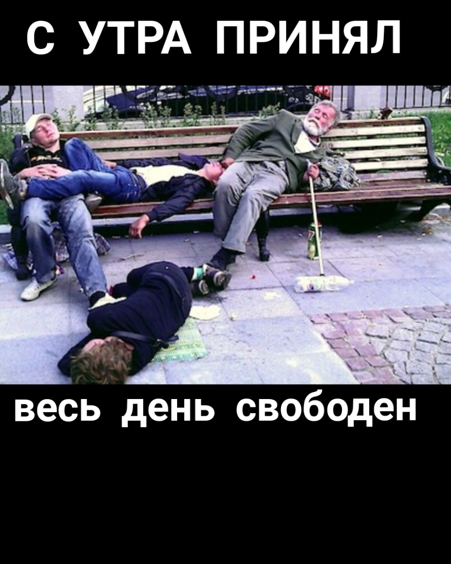 С УТРА ПРИНЯЛ весь день свободен