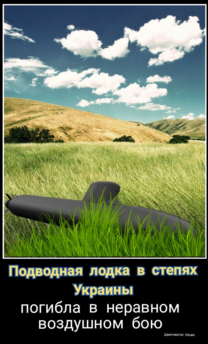 Подвадная лцдка в степях Украиньп погибла в неравном воздушном бою иииииииииии