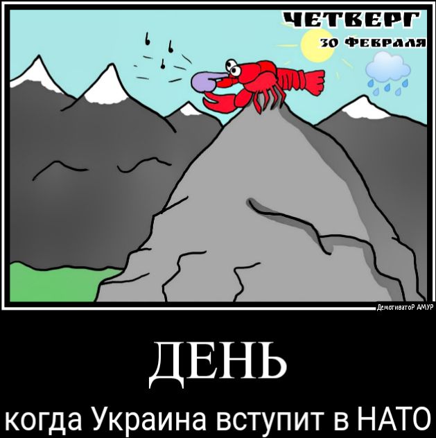 ЧЕТВЕРГ ДЕНЬ когда Украина вступит в НАТО