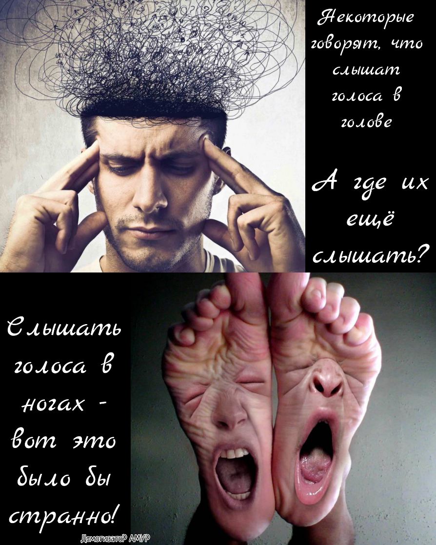 Жакоморые гогоаят что слышат голоса голоде д4 где их ещё слышать блышать голоса ногах дот это был бы стражи