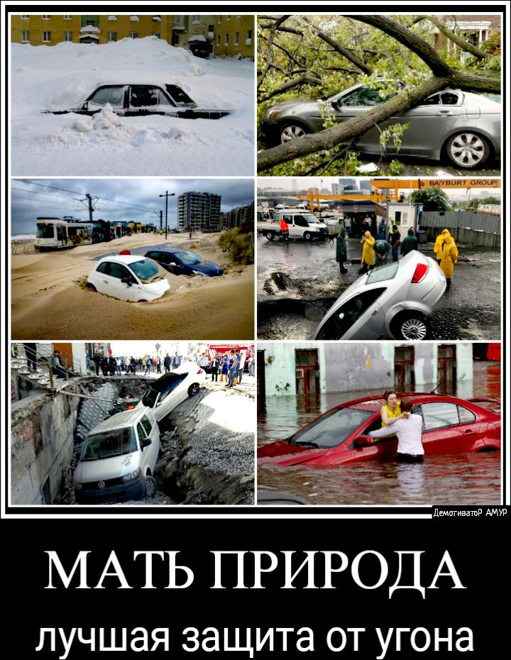 МАТЬ ПРИРОДА ЛУЧШЭЯ защита ОТ УГОНЗ