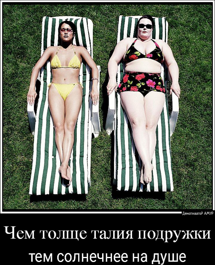 дим атР АМУР ЧеМ толще талия подружки тем солнечнее на душе