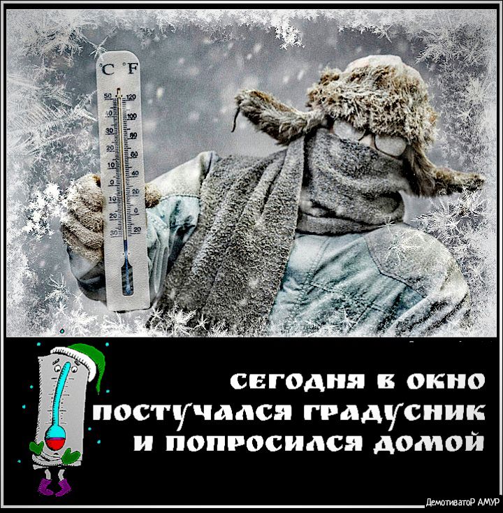 СЕГОДНЯ В ОКНО постучался градусник попросился домой
