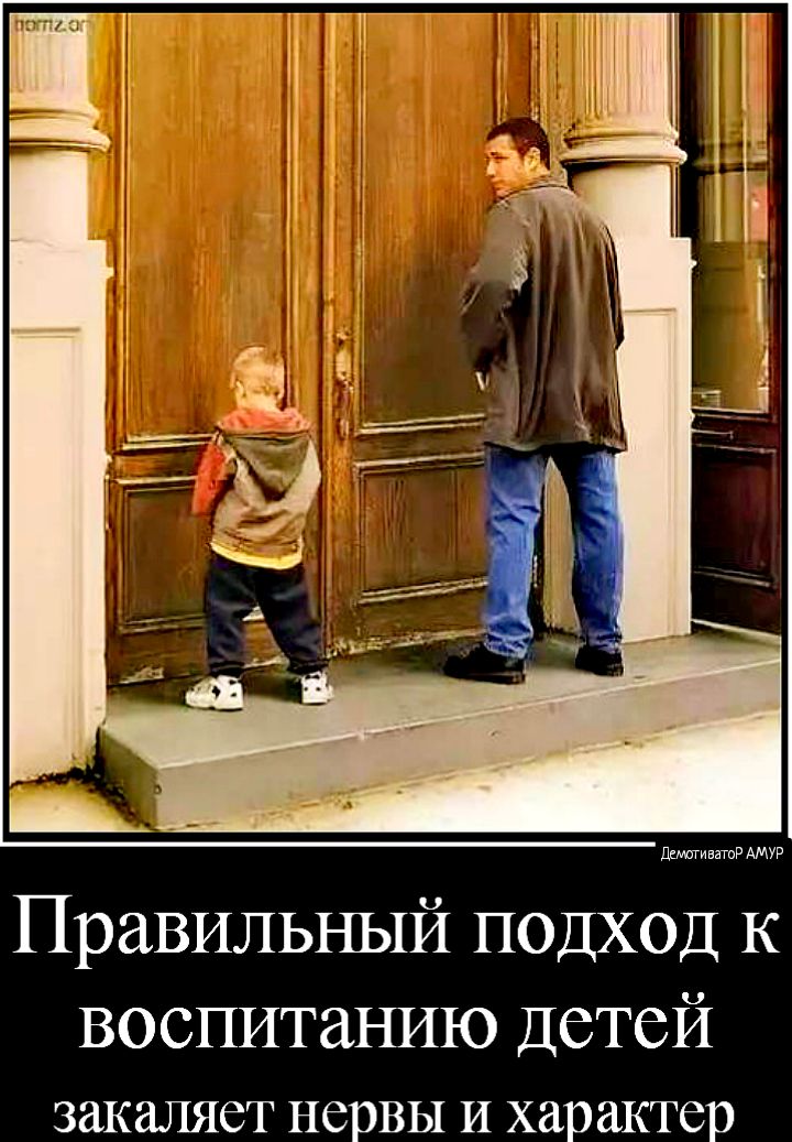 Правильный подход к ВОСПИТдЪШЮ ДСТСЙ закаляет нервы И характер